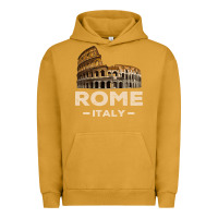 Pigment Peanut Butter Cool Vintage Roma Italia Colosseum Souvenirs, Rome Italy Pullover Hood Urban Hoodie - DesignPulse
