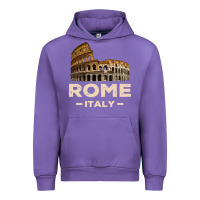 Tulip Cool Vintage Roma Italia Colosseum Souvenirs, Rome Italy Pullover Hood Urban Hoodie - DesignPulse