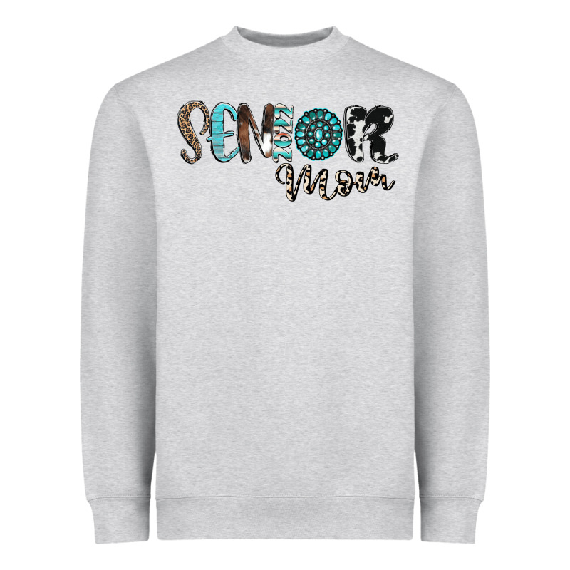 Senior Mom Heavyweight Sweatshirt by CowhideDigitalArt | Teevron