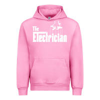 Fuchsia Pink the electrician the godfather parody design hipste Urban Hoodie - PixelWave