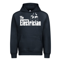 Navy the electrician the godfather parody design hipste Urban Hoodie - PixelWave