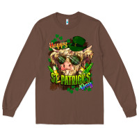 Chestnut St. Patrick's Day Cow Long Sleeve Tee - HowdyJamesFarm