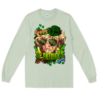 Matcha St. Patrick's Day Cow Long Sleeve Tee - HowdyJamesFarm