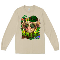 Mushroom St. Patrick's Day Cow Long Sleeve Tee - HowdyJamesFarm