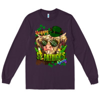 Plum St. Patrick's Day Cow Long Sleeve Tee - HowdyJamesFarm