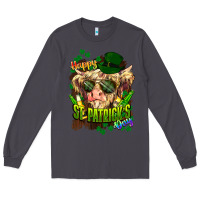 Smoke St. Patrick's Day Cow Long Sleeve Tee - HowdyJamesFarm
