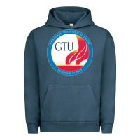 Pigment Midnight Navy graduate, theological, education (GTU) Urban Hoodie - PixelWave