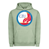 Pigment Oil Green graduate, theological, education (GTU) Urban Hoodie - PixelWave