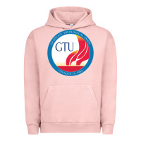 Pigment Salmon graduate, theological, education (GTU) Urban Hoodie - PixelWave