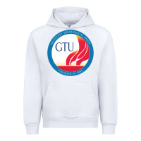 White graduate, theological, education (GTU) Urban Hoodie - PixelWave
