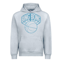 Heather Grey bing bong vintage distressed Urban Hoodie - PixelWave