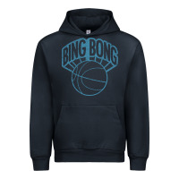 Navy bing bong vintage distressed Urban Hoodie - PixelWave