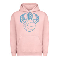 Pigment Salmon bing bong vintage distressed Urban Hoodie - PixelWave