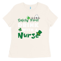 Bone Safety First Drink With A Nurse Ladies Tee - Bettercallsaul