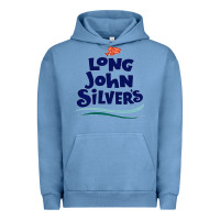 Pigment Pebble Blue #long john silvers Urban Hoodie - PixelWave