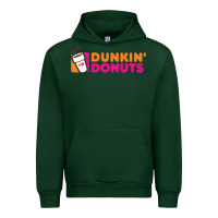 Forest Green Dunkin'donuts Urban Hoodie - PixelWave