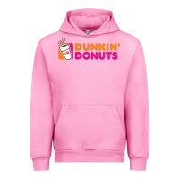 Fuchsia Pink Dunkin'donuts Urban Hoodie - PixelWave
