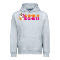 Heather Grey Dunkin'donuts Urban Hoodie - PixelWave