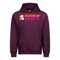 Mauve Wine Dunkin'donuts Urban Hoodie - PixelWave