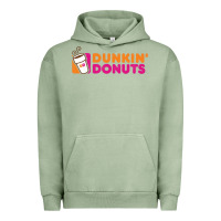 Pigment Oil Green Dunkin'donuts Urban Hoodie - PixelWave