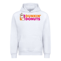 White Dunkin'donuts Urban Hoodie - PixelWave