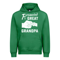 Emerald Promoted to Great Grandpa Urban Hoodie - PixelWave