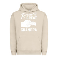 Pigment French Oak Promoted to Great Grandpa Urban Hoodie - PixelWave