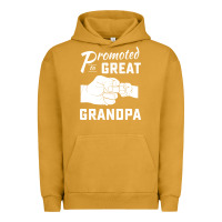 Pigment Peanut Butter Promoted to Great Grandpa Urban Hoodie - PixelWave