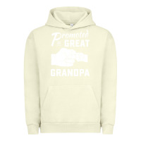 Pigment Pistachio Promoted to Great Grandpa Urban Hoodie - PixelWave