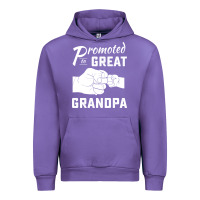 Tulip Promoted to Great Grandpa Urban Hoodie - PixelWave