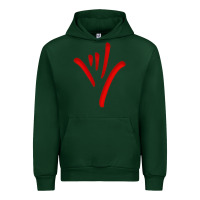 Forest Green asl (american sign language) tshirt  i love you classic Urban Hoodie - PixelWave
