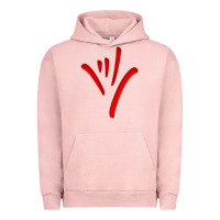 Pigment Salmon asl (american sign language) tshirt  i love you classic Urban Hoodie - PixelWave