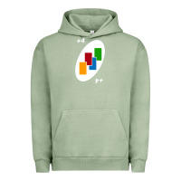 Pigment Oil Green Uno Card Game Draw Four Urban Hoodie - PixelWave