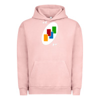 Pigment Salmon Uno Card Game Draw Four Urban Hoodie - PixelWave