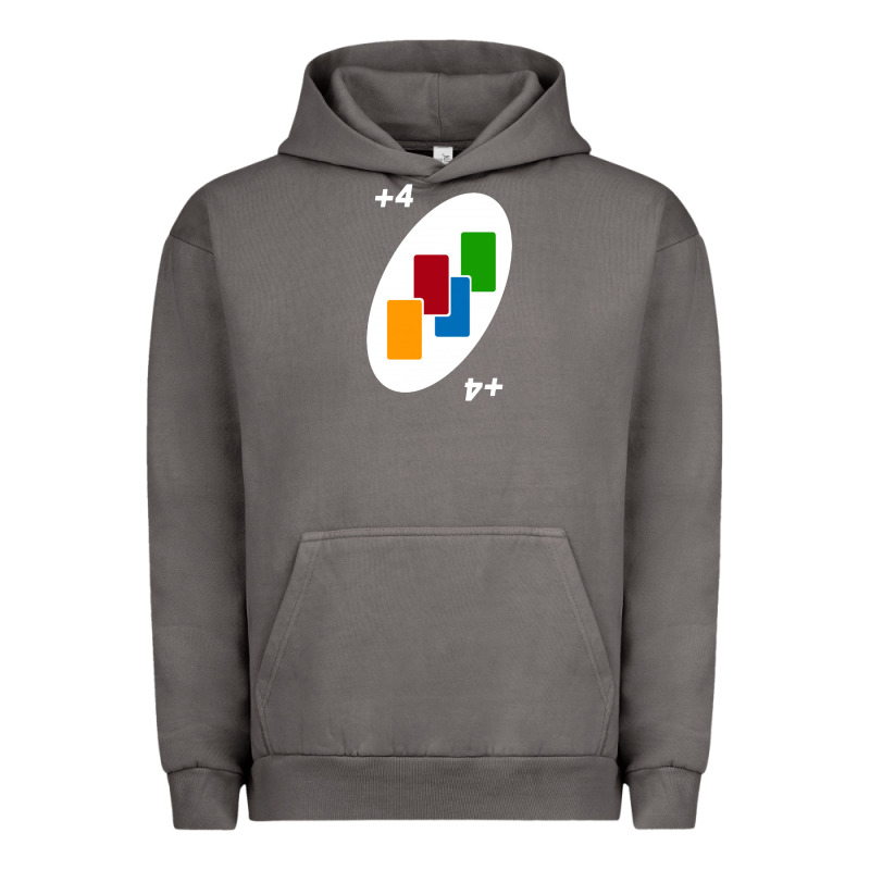 Uno Card Game Draw Four Urban Hoodie by PixelWave | Teevron