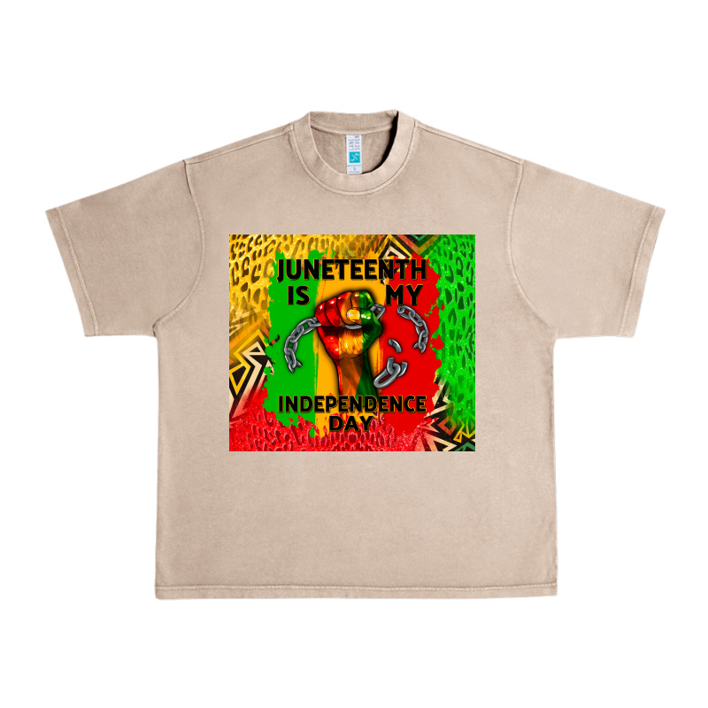 Juneteenth Is My Independence Day Urban Heavy Tee by CowGirlArtShop | Teevron
