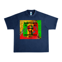 Navy juneteenth is my independence day Urban Heavy Tee - CowGirlArtShop