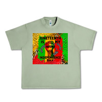 Oil Green juneteenth is my independence day Urban Heavy Tee - CowGirlArtShop