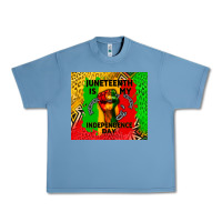 Pebble Blue juneteenth is my independence day Urban Heavy Tee - CowGirlArtShop