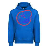Cobalt cool whip vintage design   80s aesthetic Urban Hoodie - PixelWave