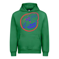 Emerald cool whip vintage design   80s aesthetic Urban Hoodie - PixelWave