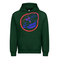 Forest Green cool whip vintage design   80s aesthetic Urban Hoodie - PixelWave