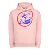 Pigment Salmon cool whip vintage design   80s aesthetic Urban Hoodie - PixelWave