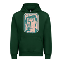 Forest Green patrick swayze retro 80s fan aesthetic design Urban Hoodie - PixelWave