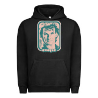 Pigment Black patrick swayze retro 80s fan aesthetic design Urban Hoodie - PixelWave