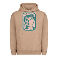 Pigment Burro patrick swayze retro 80s fan aesthetic design Urban Hoodie - PixelWave