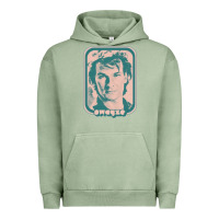 Pigment Oil Green patrick swayze retro 80s fan aesthetic design Urban Hoodie - PixelWave