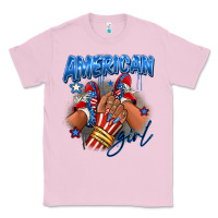 Bubblegum Pink Afro american girl sneakers Classic Tee - RanaPortraitStore