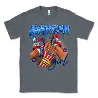 Charcoal Heather Afro american girl sneakers Classic Tee - RanaPortraitStore