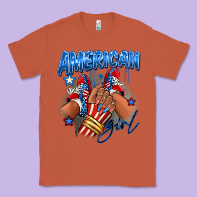 Afro American Girl Sneakers Classic Tee Designed By Ranaportraitstore